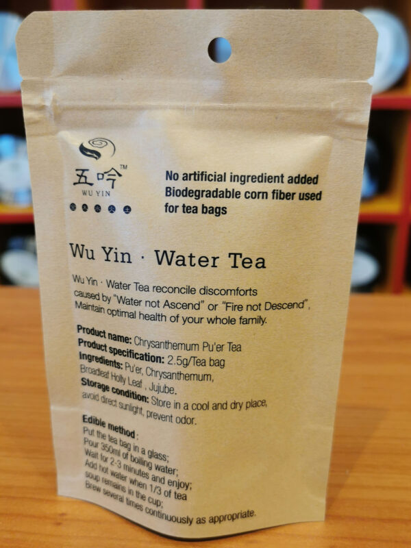 Wu Xing Tea - Black side