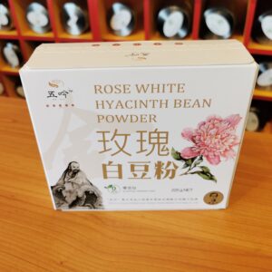 Rose white hyacinth bean powder