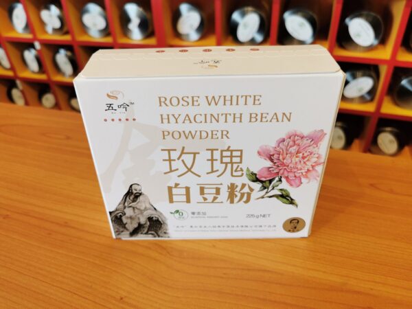 Rose white hyacinth bean powder