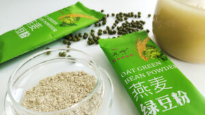 oat green bean powder-brewing