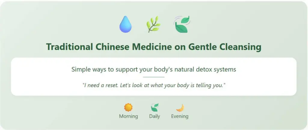 TCM gentle detox tips for cleansing in Nanaimo