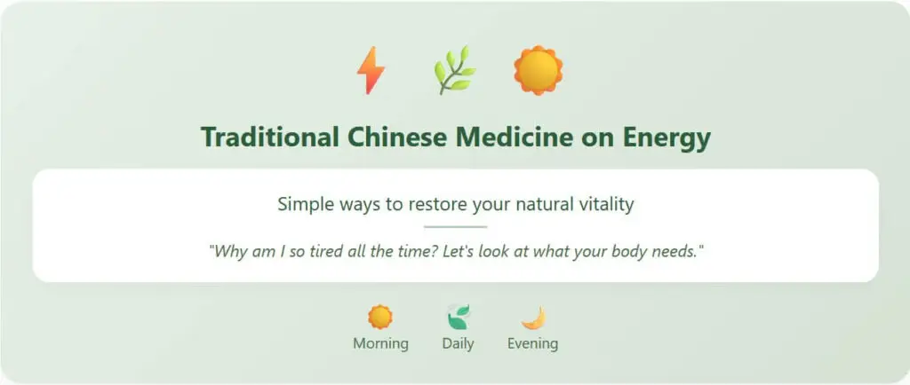 TCM energy support Nanaimo